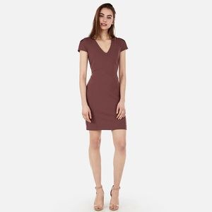 Express Mauve Work Business Dress